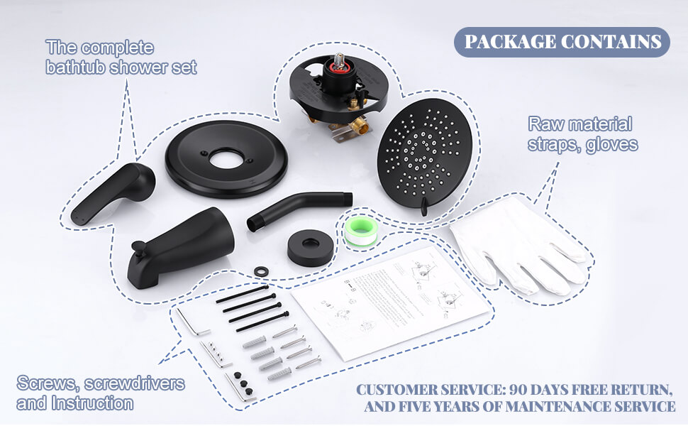 Tub Shower Faucet Set