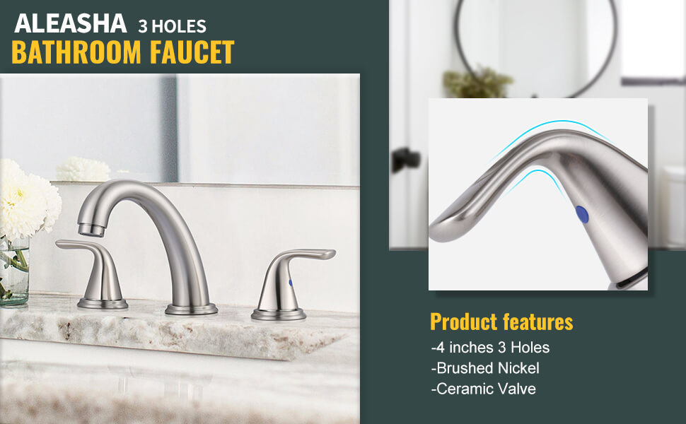 Widespread Bathroom Faucet