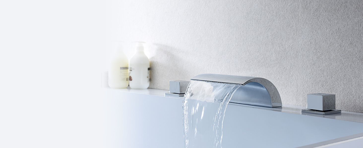 Introducing the perfect bathroom tub faucet - a stylish and functional addition to enhance your bathing experience. 