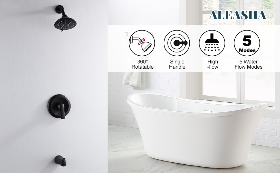 Tub-Shower-Faucet-Set