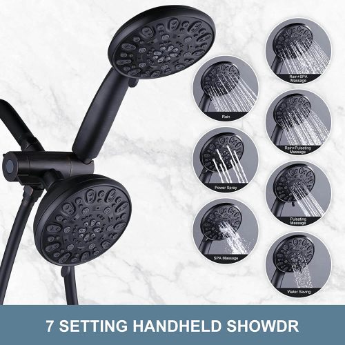 aleasha oil rubbed bronze dual rain shower head