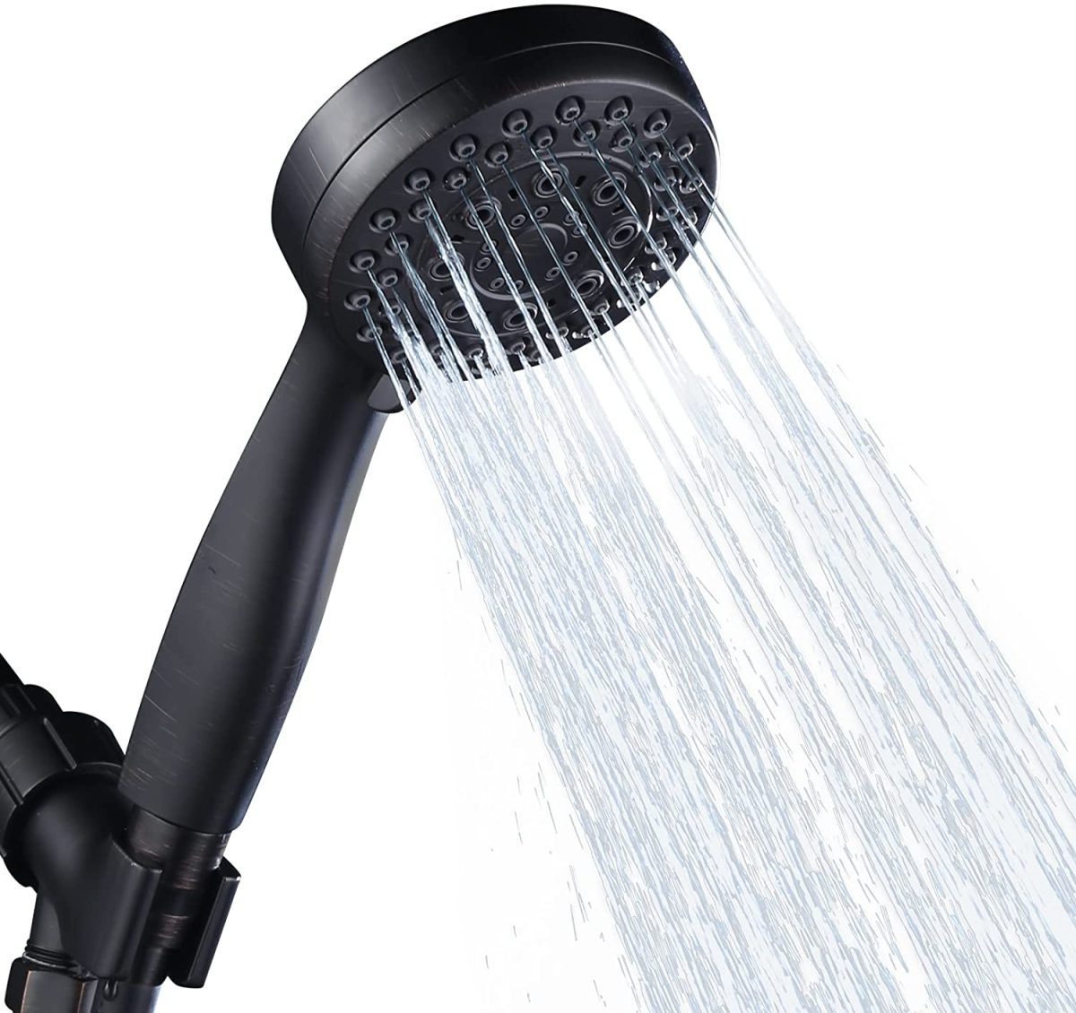 oil rubbed bronze shower head with handheld