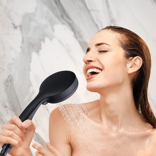 oil rubbed bronze shower head with handheld
