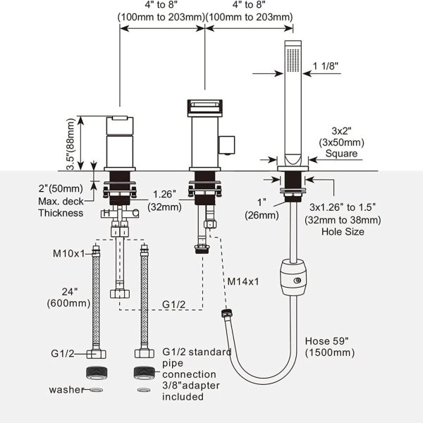 Brushed Nickel Bathtub Faucet