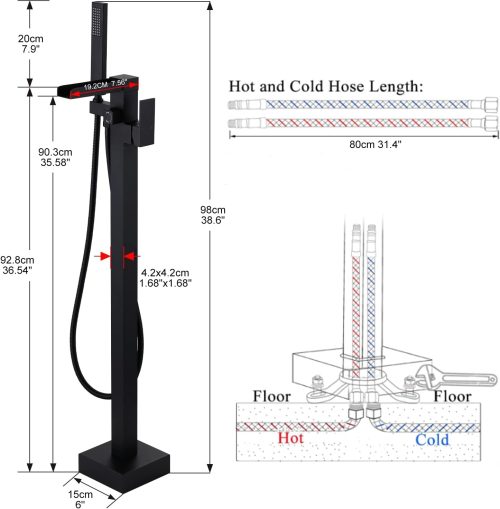 Floor Mount Tub Faucet