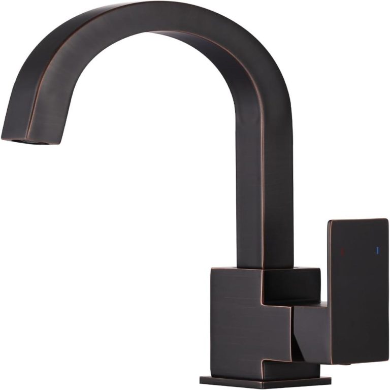 ALEASHA Matte Black Bar Sink Faucet, Bar Sink Faucet Single Hole