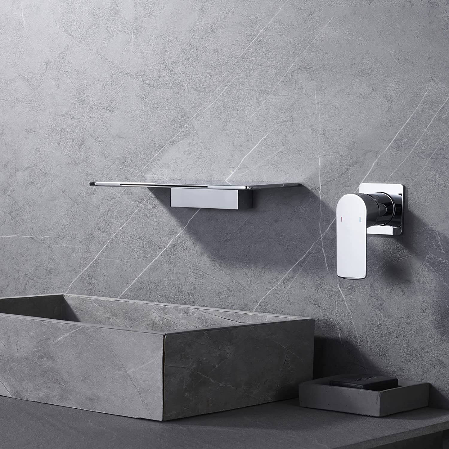 Wall Mount Faucet with Sprayer