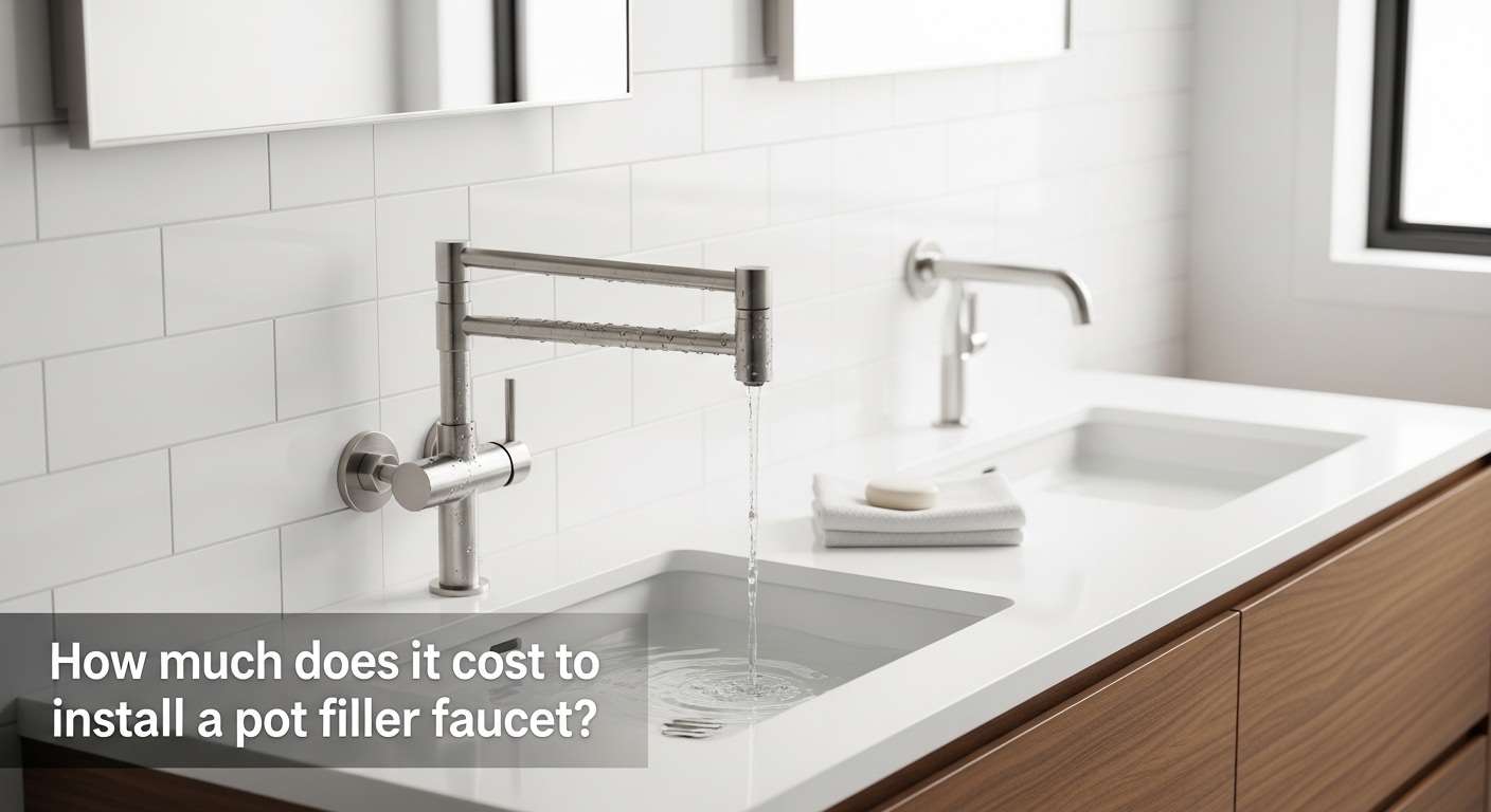 how much does it cost to install a pot filler faucet