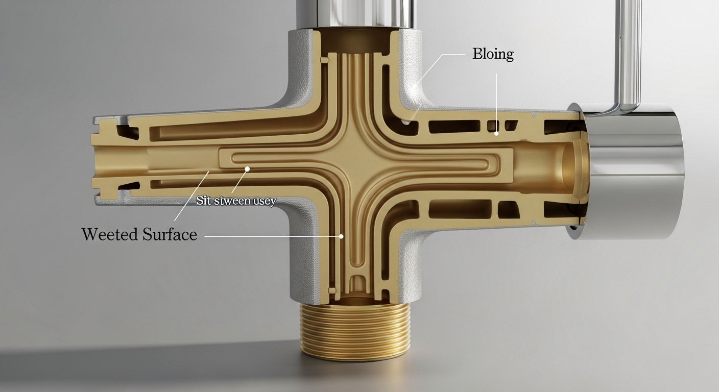lead free brass kitchen faucet