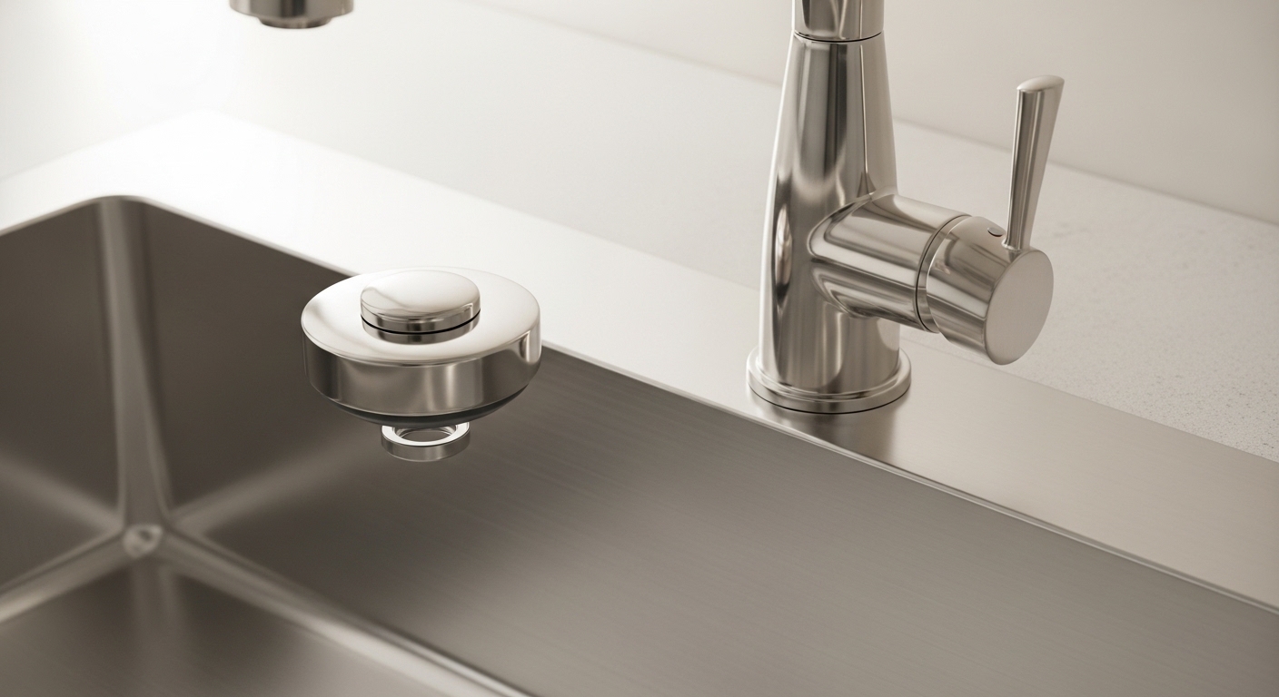 polished nickel faucet hole cover