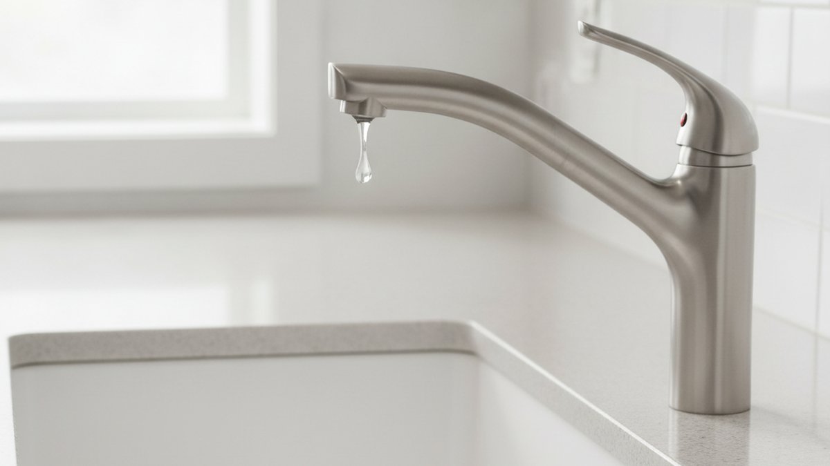 how to fix a leaking kitchen faucet