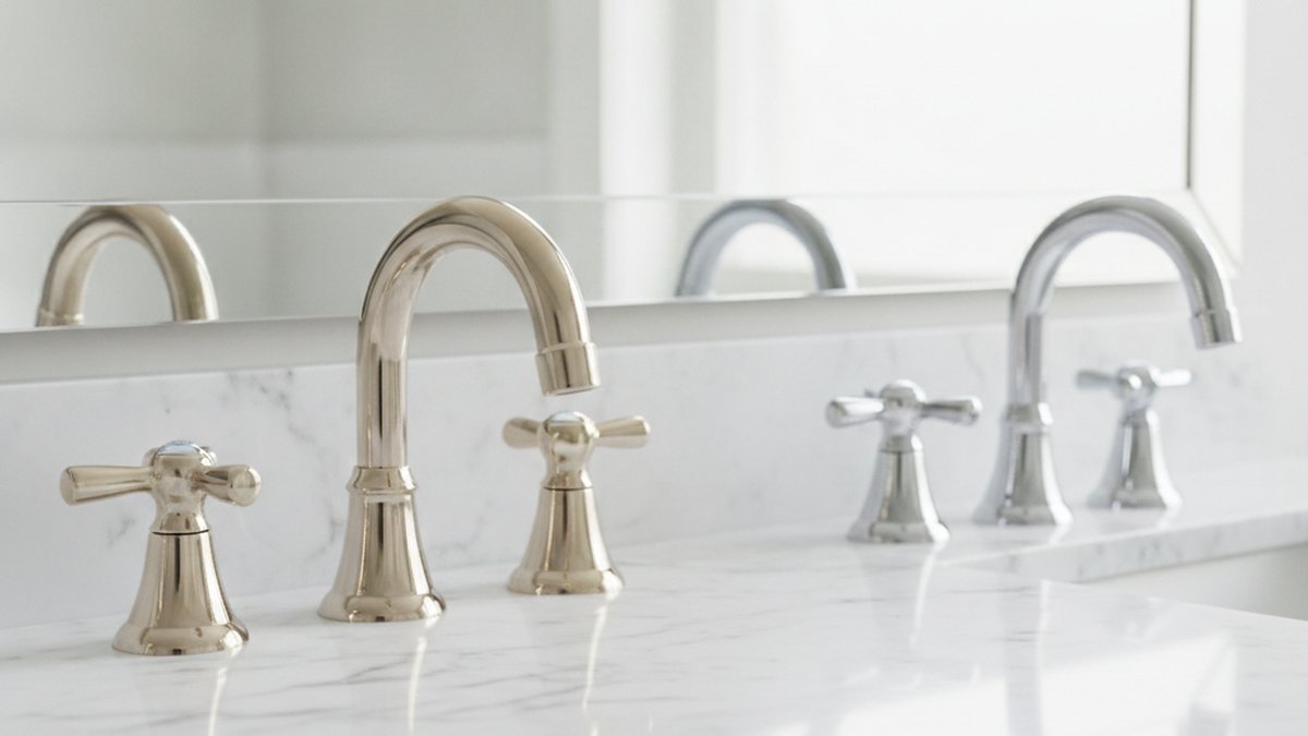 polished nickel faucet moen